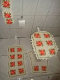 JOGO DE BANHEIRO CROCHÊ